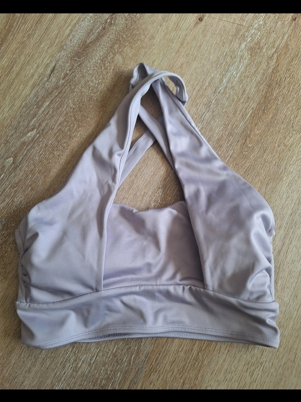 WISKII Crossover Halter Sportsbra Size M Lilac